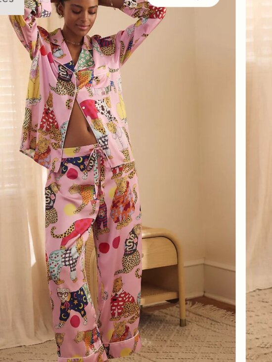 Karen Mabon Other - Karen Mabon Long-Sleeve Leopards Can't Change Their Spots Pajama Set